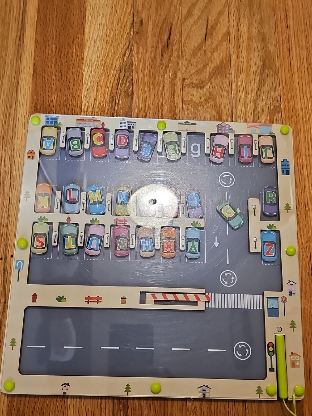 Magnetic Alphabet Learning Board - Multicolor Letters